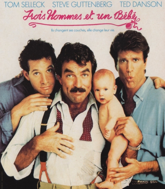 three men and a baby